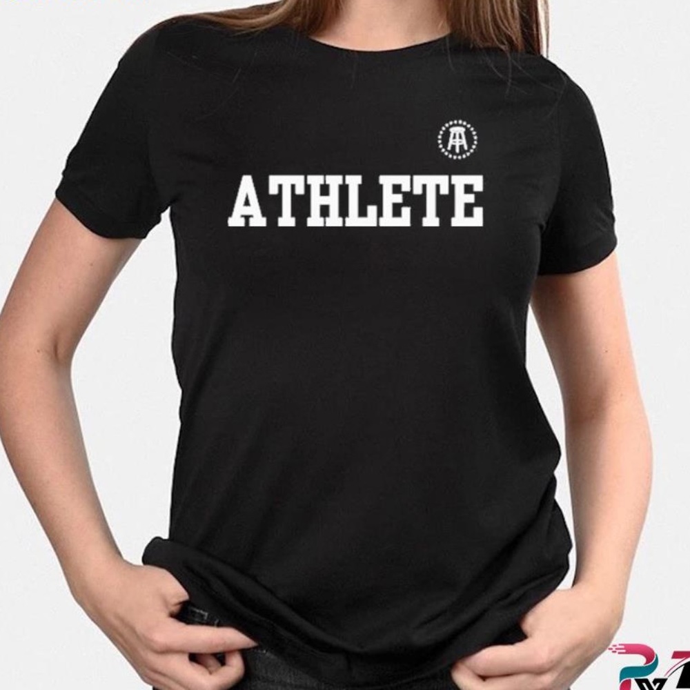 Athlete Black Short Sleeve Tee